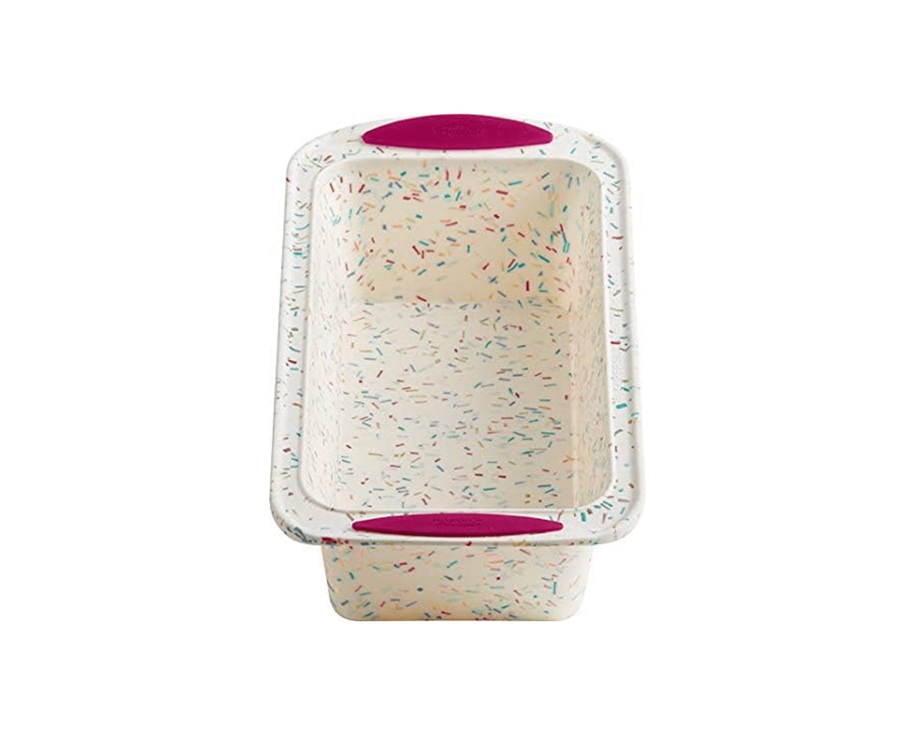 Non-Stick Confetti Silicone Loaf Pan - Perfect for Baking Birthday Cakes, Party Treats & Holiday Desserts