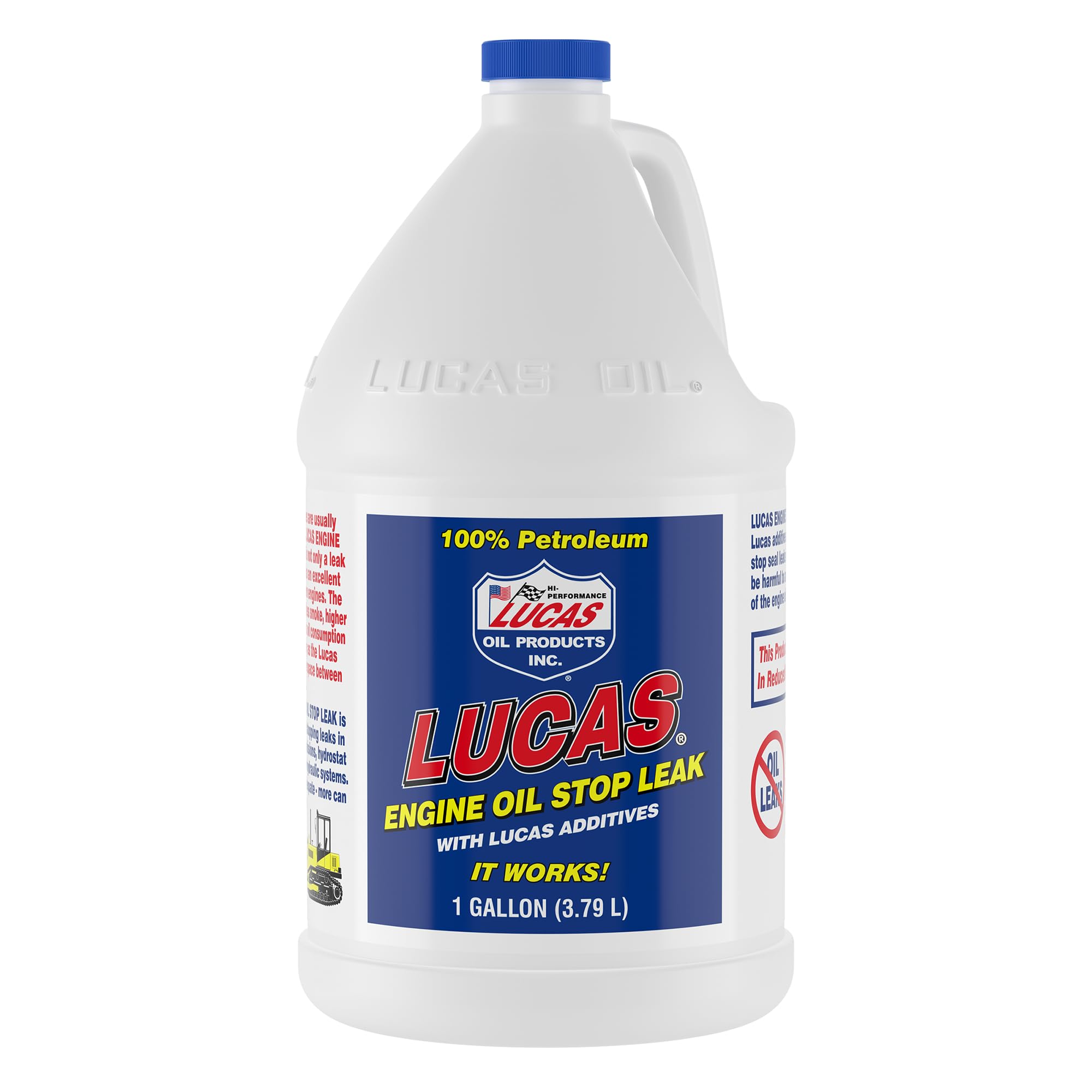 Lucas Oil 10279 Engine Oil Stop Leak - 1 Gallon | High-Performance Oil Leak Repair for Cars & Trucks | Fixes Engine Seals & Gaskets | Ideal for Daily Drivers & High-Mileage Vehicles