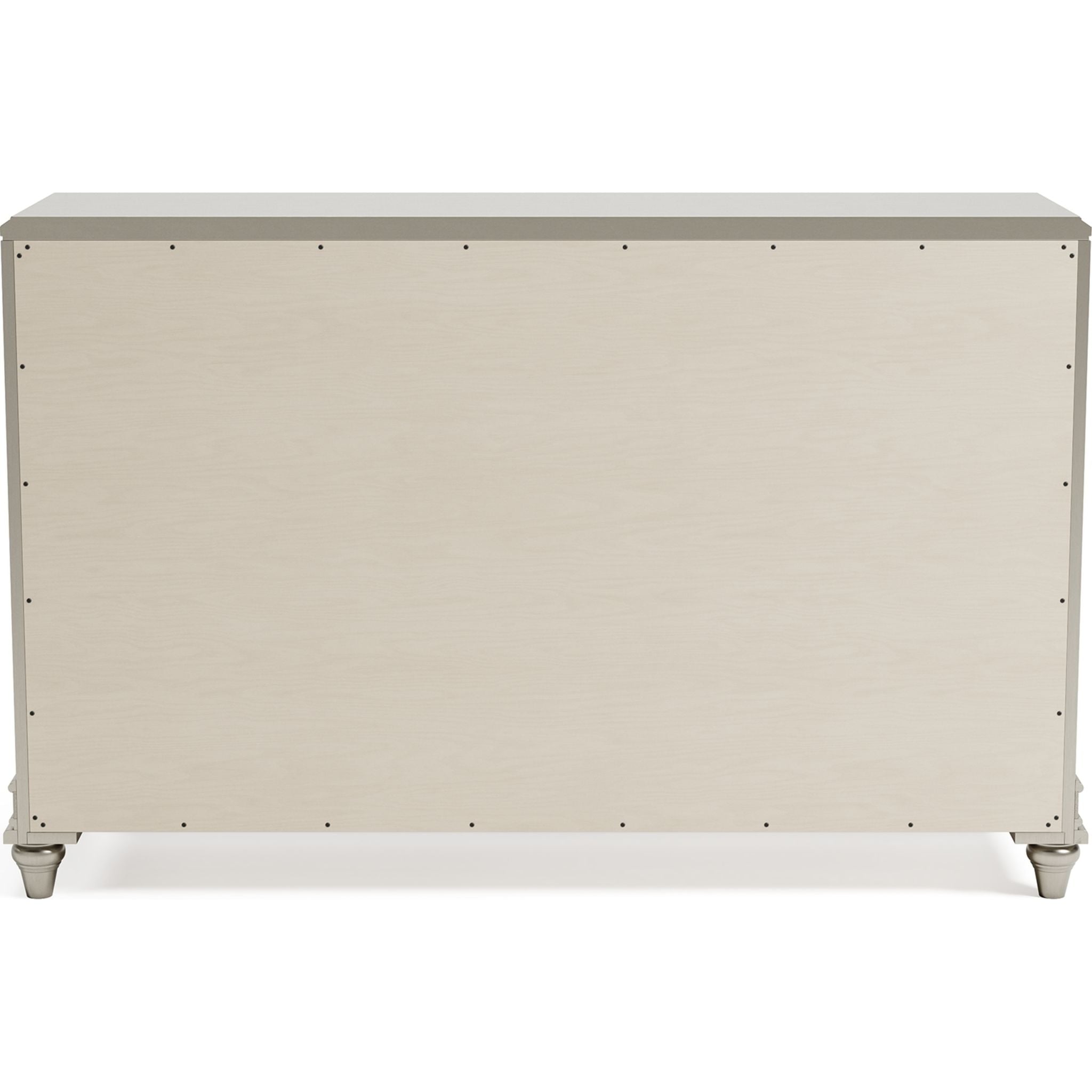 Chevanna Dresser - 6-Drawer Solid Wood Chest of Drawers for Bedroom, Modern Storage Organizer with Smooth Gliding Drawers, White Finish | Perfect for Bedroom, Living Room, and Nursery Organization