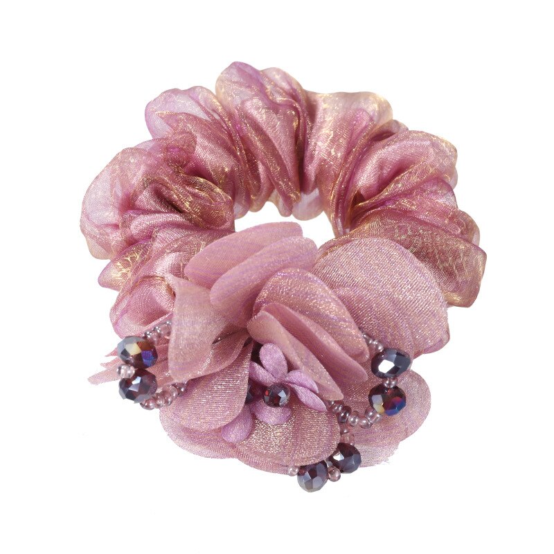 Elegant Women's Crystal Embellished Fabric & Leather Hair Band - Perfect for Weddings, Parties, and Everyday Fashion Accessories