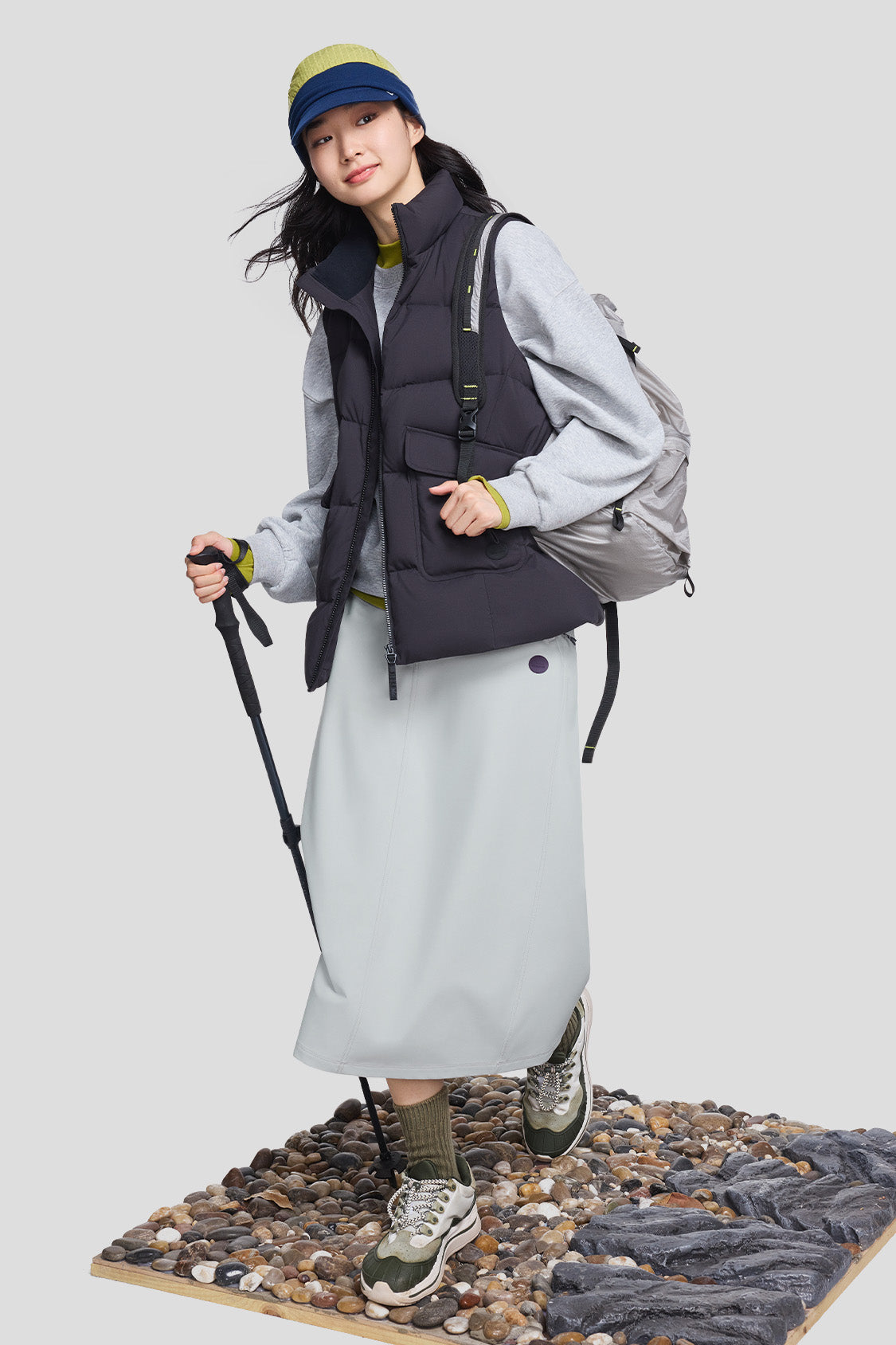 BreezeShield Women's Windproof Outdoor Skirt - Waterproof Hiking Skirt for Camping, Travel & Winter Sports