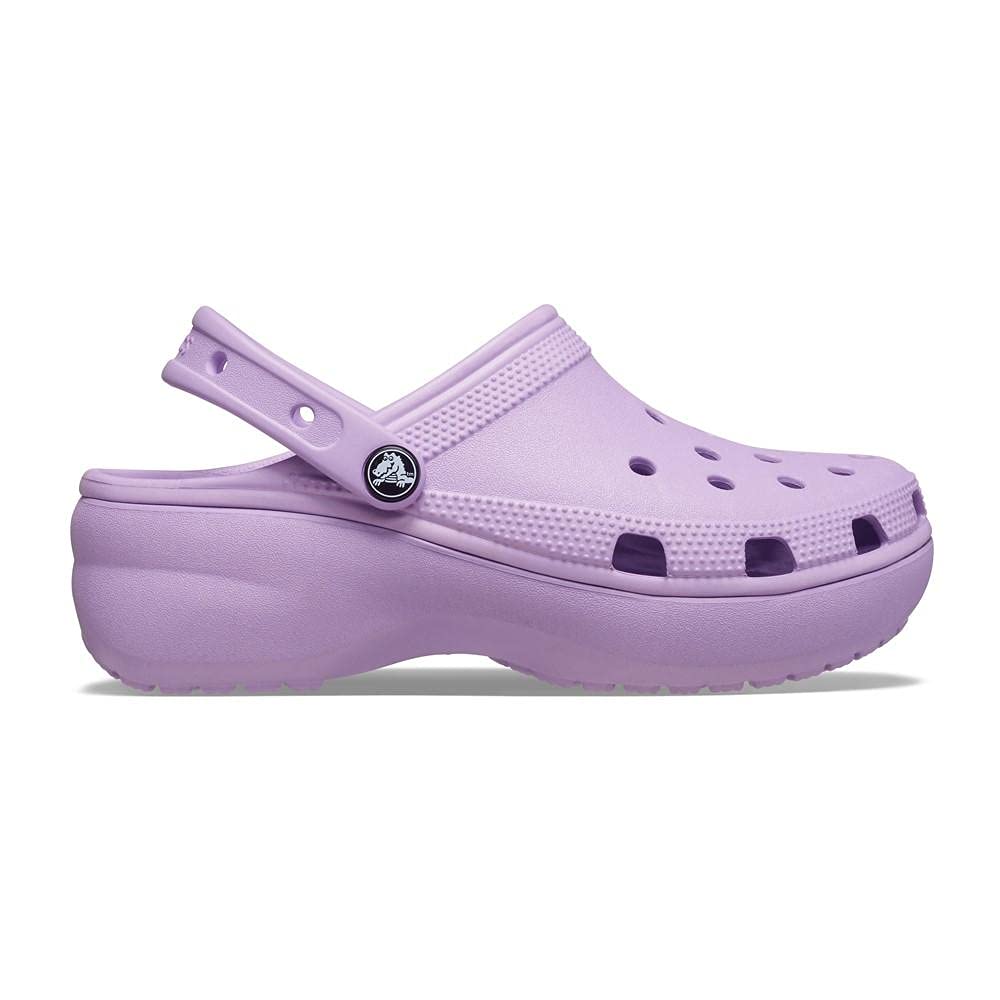 Crocs Women's Classic Platform Clog | Comfortable Slip-On Shoes for Women | Perfect for Casual Wear, Beach, and Outdoor Activities