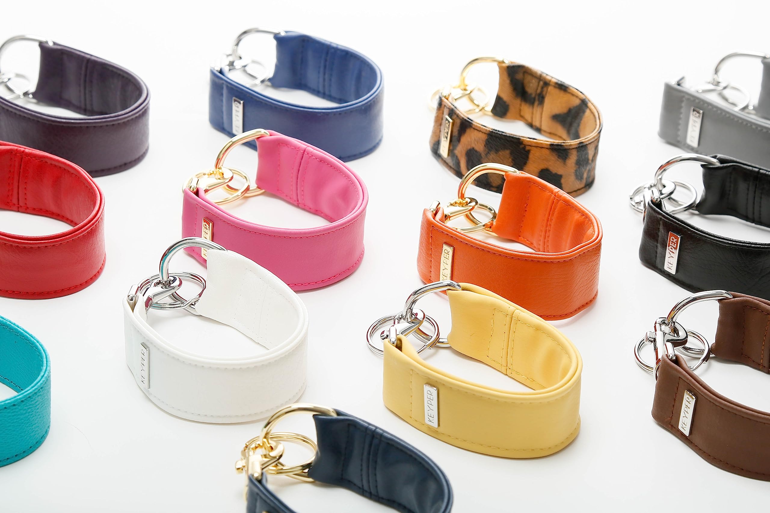 KEYPER® Key Ring Wristlet - Adjustable Keychain Bracelet with Secure Hook for Car Keys, House Keys & Office Keys | Hands-Free Convenience for Driving, Shopping, Gym & Outdoor Activities
