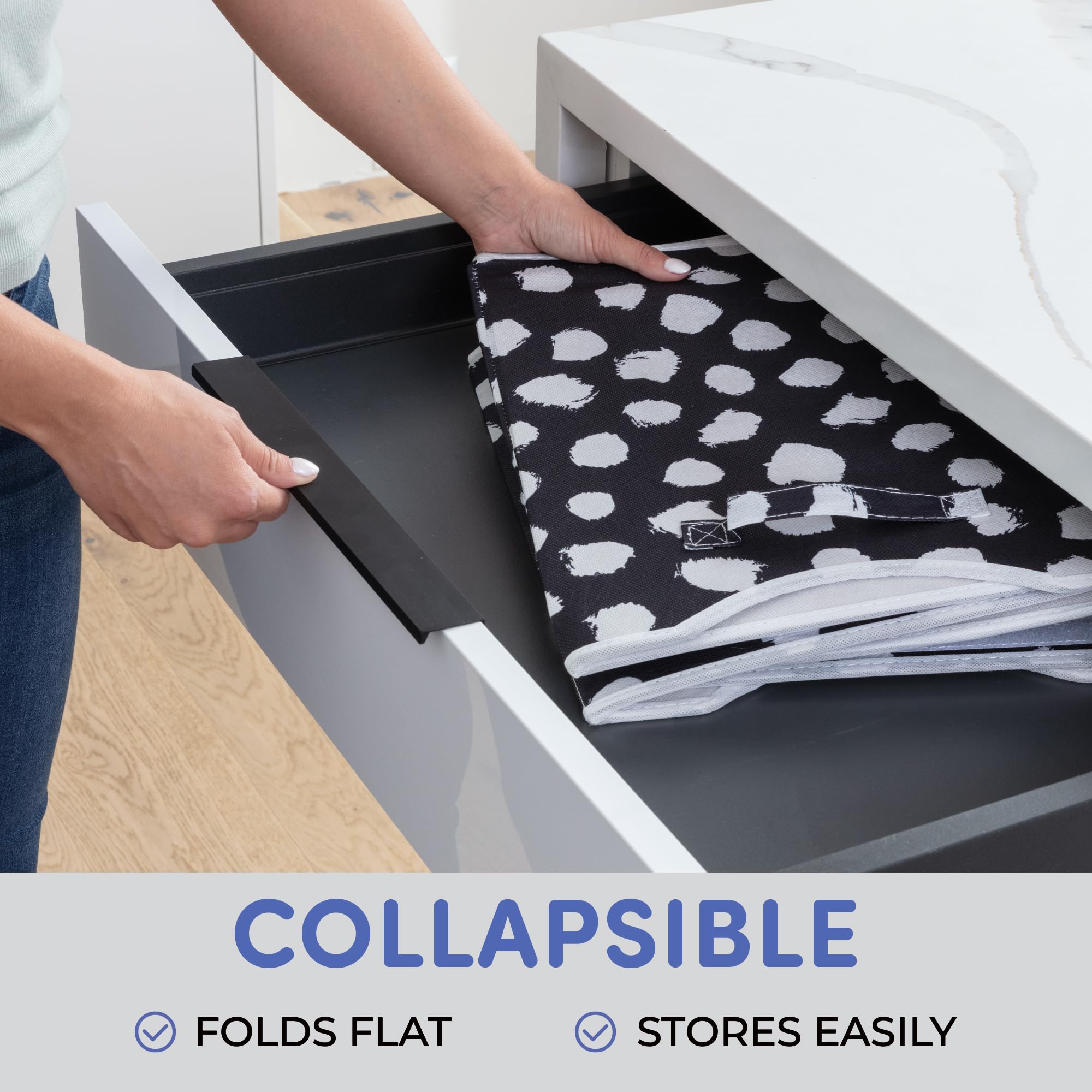Kids Toy Storage Chest - Large Black Toy Box with Detachable Organizer & Flip-Top Lid for Boys & Girls | Nursery, Playroom & Bedroom Organization