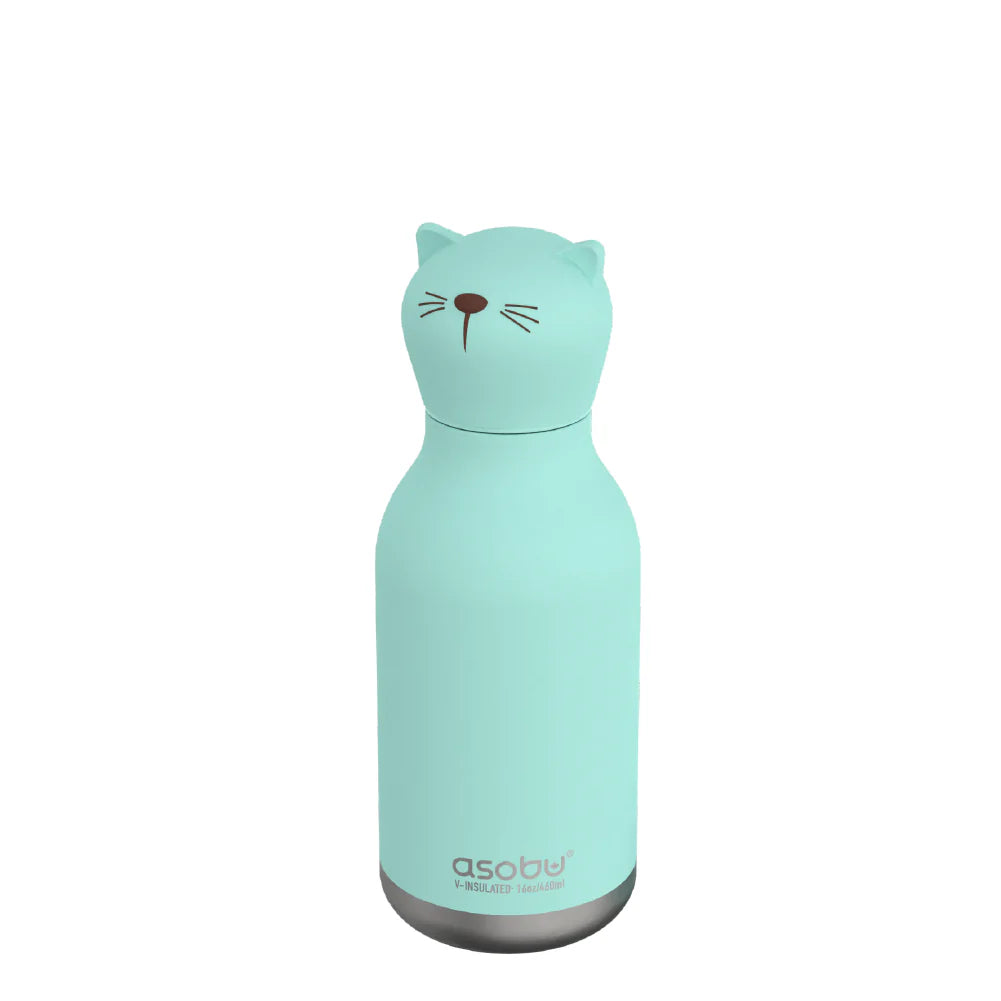 Cat Bestie Bottle - Leak-Proof Water Bottle for Cats with Non-Slip Base | Perfect for Travel, Hiking & Outdoor Adventures with Your Feline Friend