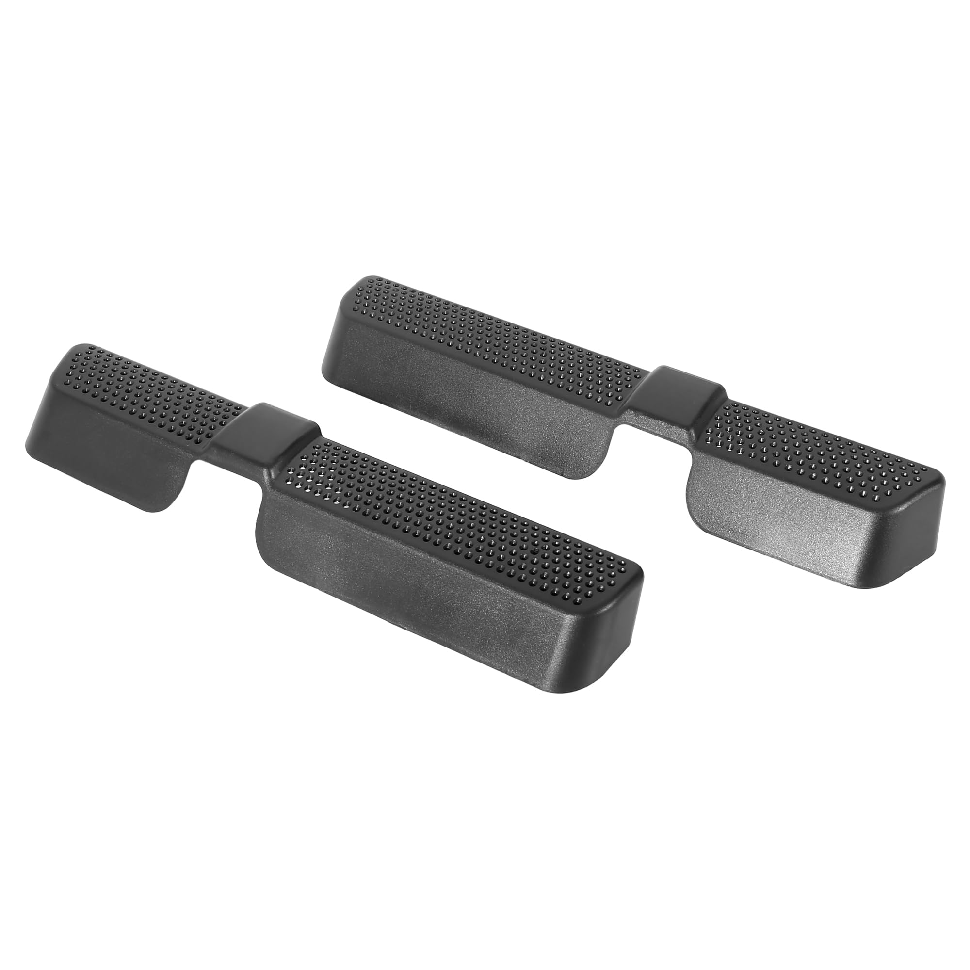 X AUTOHAUX Pair of Black Rear Seat Air Vent Covers for 2018-2019 Volkswagen Tiguan - Perfect for Interior Protection & Enhanced Airflow