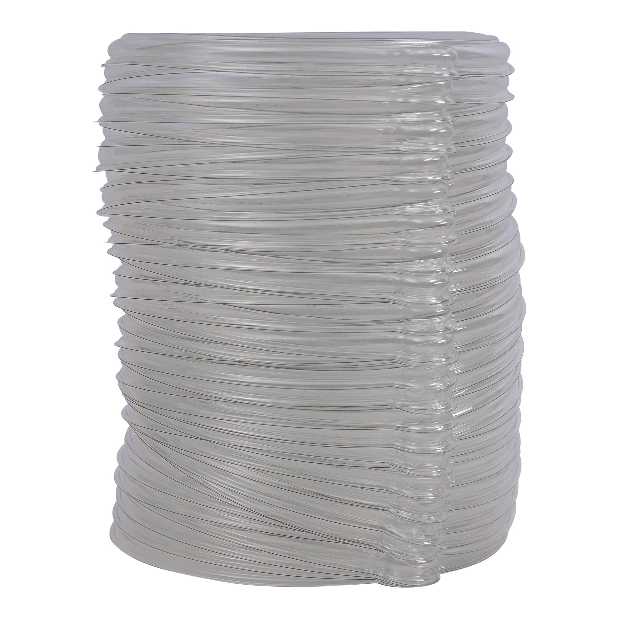 Eco-Friendly Recycled PET Flat Bowl Lids - Case of 400 | Fits 24-46oz Coupe & 16-40oz Noodle Bowls | 100% Recycled Plastic Bottle Material | Clear Disposable Food Container Lids for Restaurants, Cafes & Takeout Services