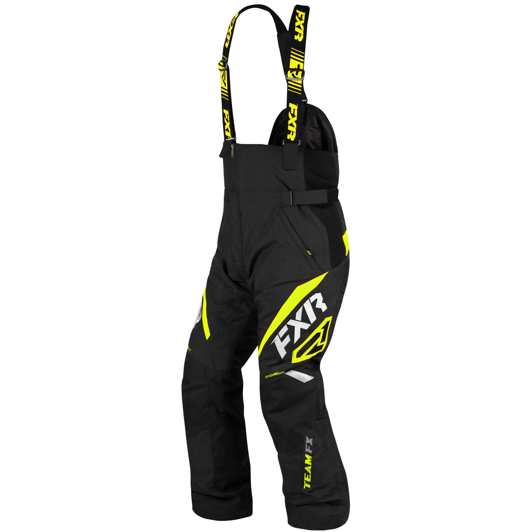 FXR Men's Team FX Pant 2025 - Black/High-Visibility Snowmobile Pants for Winter Sports & Outdoor Adventures (Large)