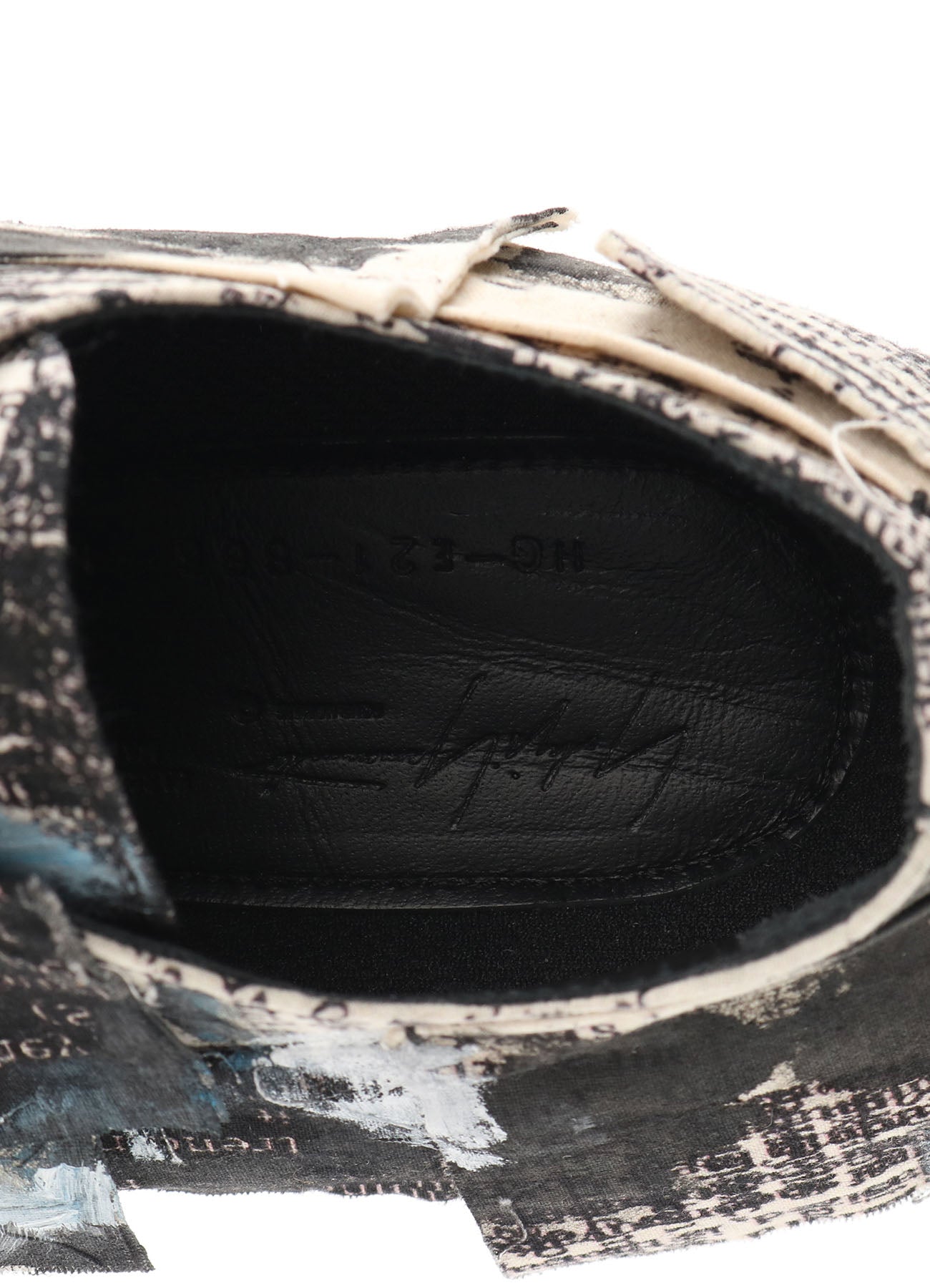 Cotton Newspaper Print Blue Paint Low Cut Sneakers - Casual Comfortable Shoes for Women, Perfect for Walking, Running & Daily Wear