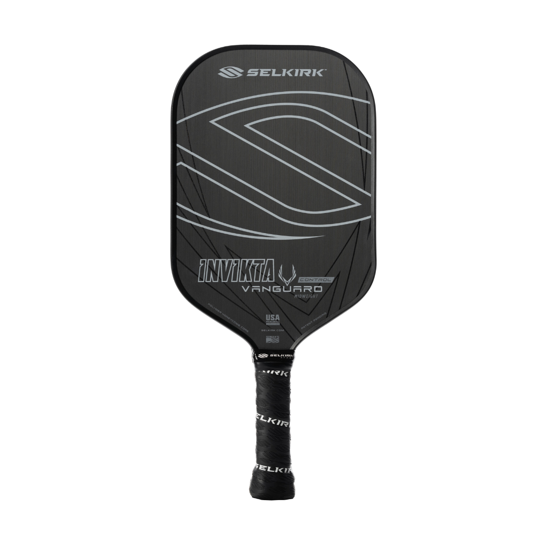 Selkirk Vanguard Control Invikta Pickleball Paddle - Raw Carbon Fiber for Enhanced Spin & Control | Perfect for Competitive Play & Outdoor Pickleball Games