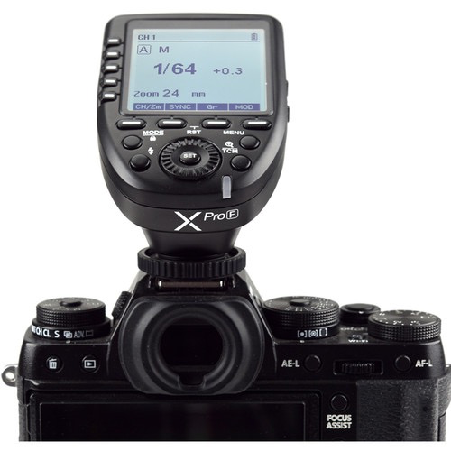 Godox XProF TTL Wireless Flash Trigger for Fujifilm X-T4, X-T3, X-T30 - Compatible with Fuji Cameras | Professional Off-Camera Flash System for Studio & Outdoor Photography