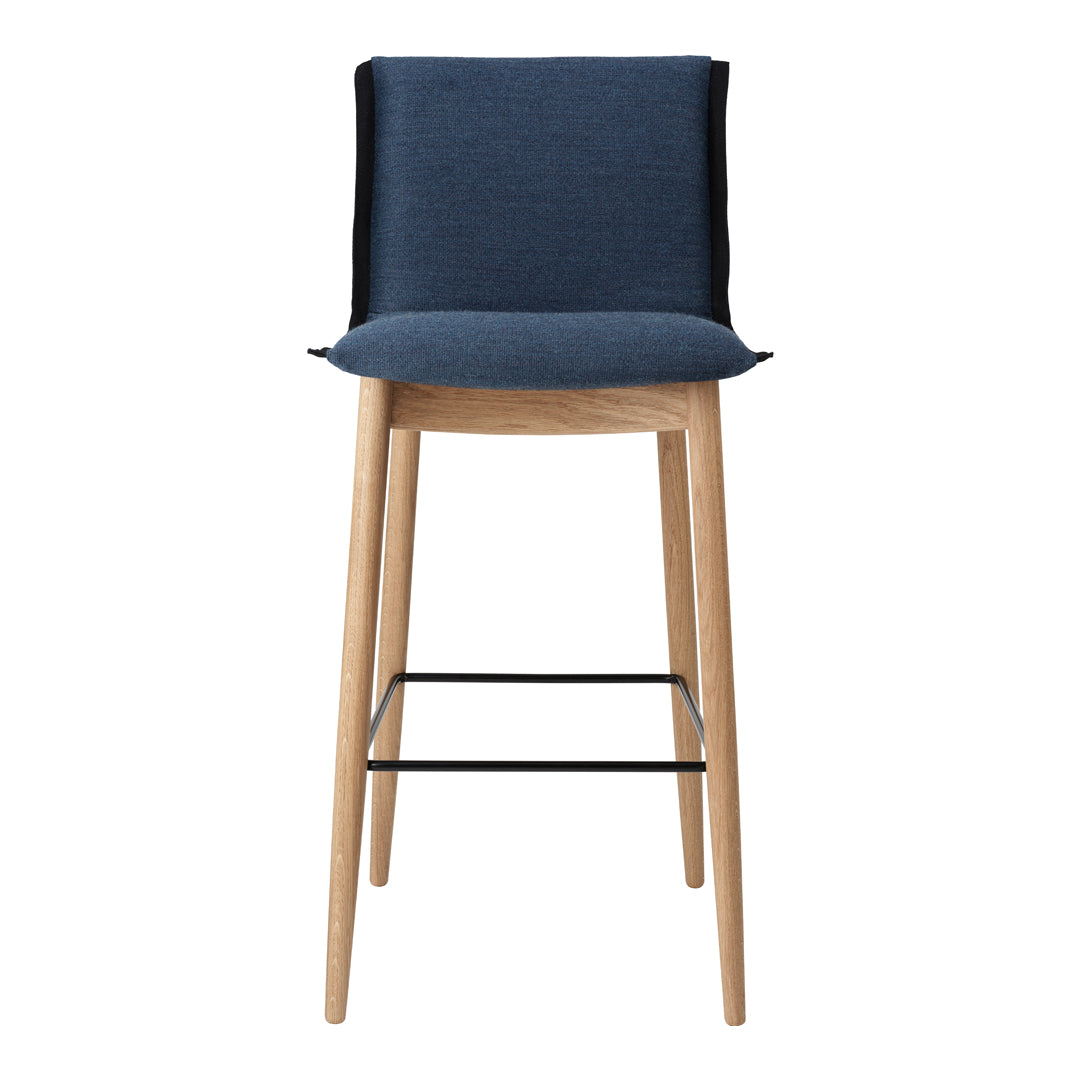 E007 Embrace Counter Stool - Modern Kitchen Bar Stool with Back Support, Adjustable Height for Breakfast Nook, Home Bar & Dining Area - Perfect for Small Spaces & Contemporary Decor