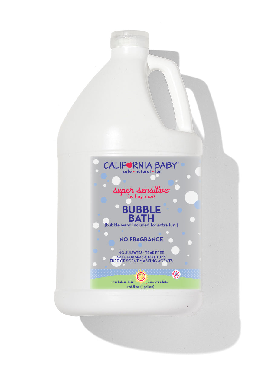 Fragrance-Free Super Sensitive™ Bubble Bath - 1 Gallon for Sensitive Skin | Gentle Bath Soak for Kids & Adults with Eczema or Allergies
