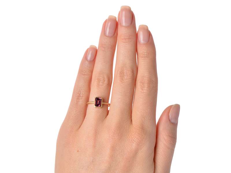 Pink Serenade Umbalite Garnet Ring – Elegant Gemstone Jewelry for Women | Perfect for Weddings, Anniversaries & Special Occasions