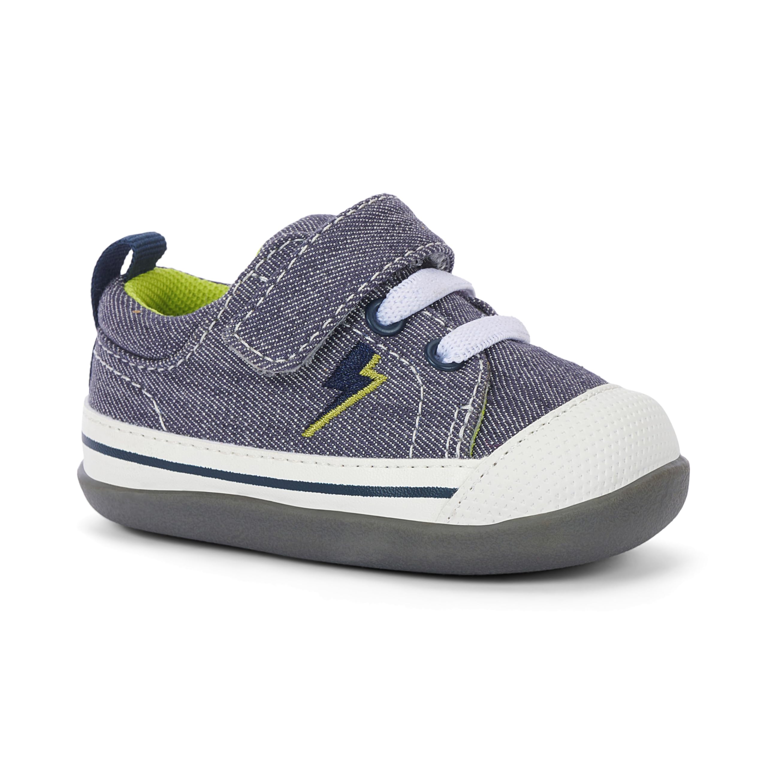 See Kai Run Stevie II Infant Sneakers - Lightweight & Comfortable First Walking Shoes for Baby Boys & Girls - Perfect for Indoor Play, Outdoor Walks & Special Occasions