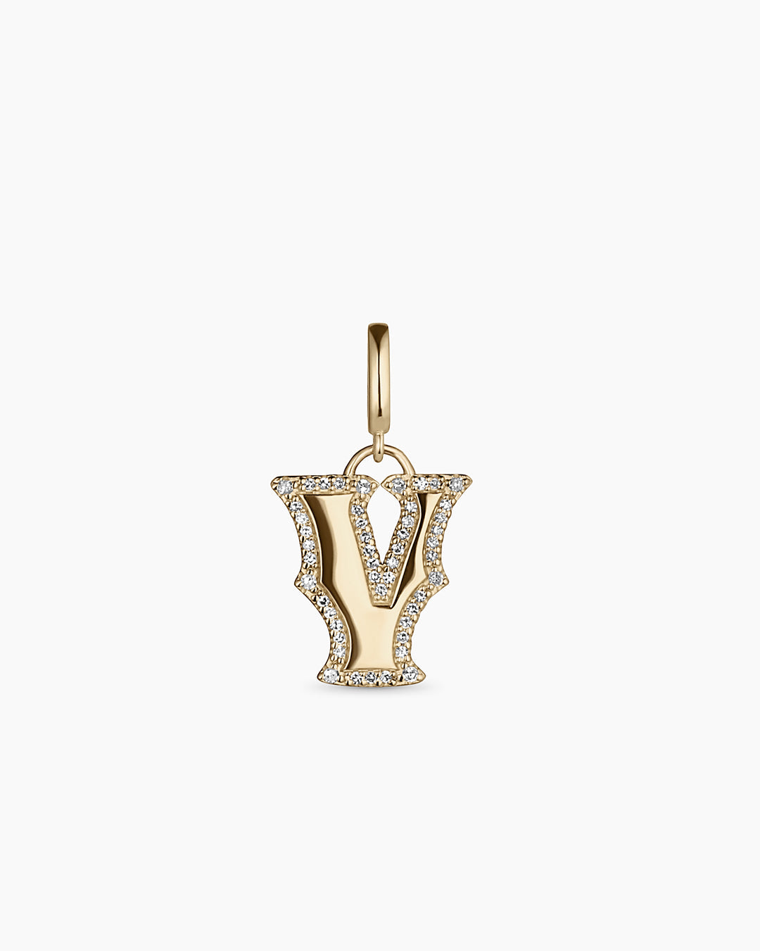 Diamond Era Alphabet Charm Pendant - A-Z Initial Letter Necklace for Women, Personalized Jewelry Gift for Her - Perfect for Birthdays, Anniversaries, and Special Occasions