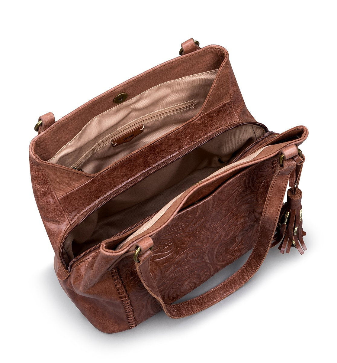 Melrose Genuine Leather Satchel Bag for Women - Stylish Crossbody Purse for Work, Travel & Everyday Use