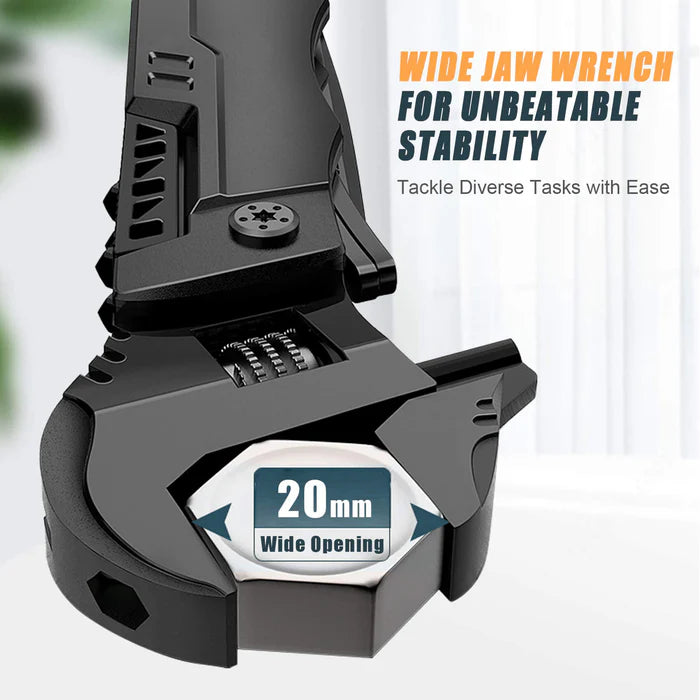 SSIMDER M2 19-in-1 Multitool - Adjustable Wrench Pliers with Screwdrivers, Bottle Opener & More - Perfect for Camping, Hiking, Emergency Kits & DIY Home Repairs