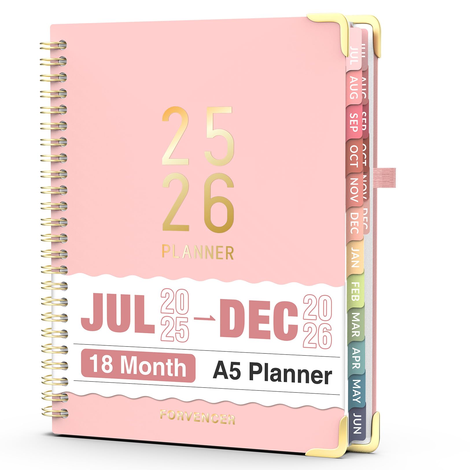 2025-2026 Academic Planner - 18 Month Daily Organizer (July 2025 to December 2026) | 6