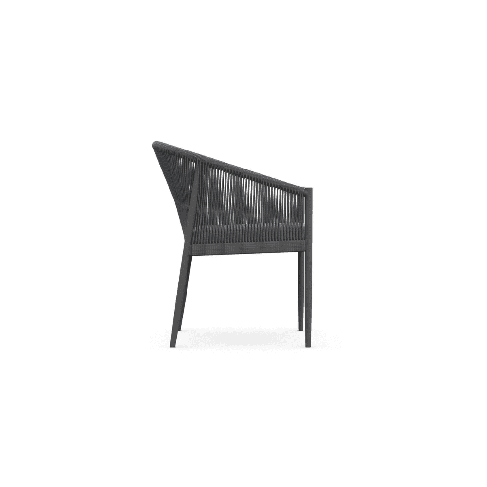 Catalina Outdoor Dining Chair - Weather-Resistant Patio Furniture for Garden, Poolside, and Backyard Relaxation