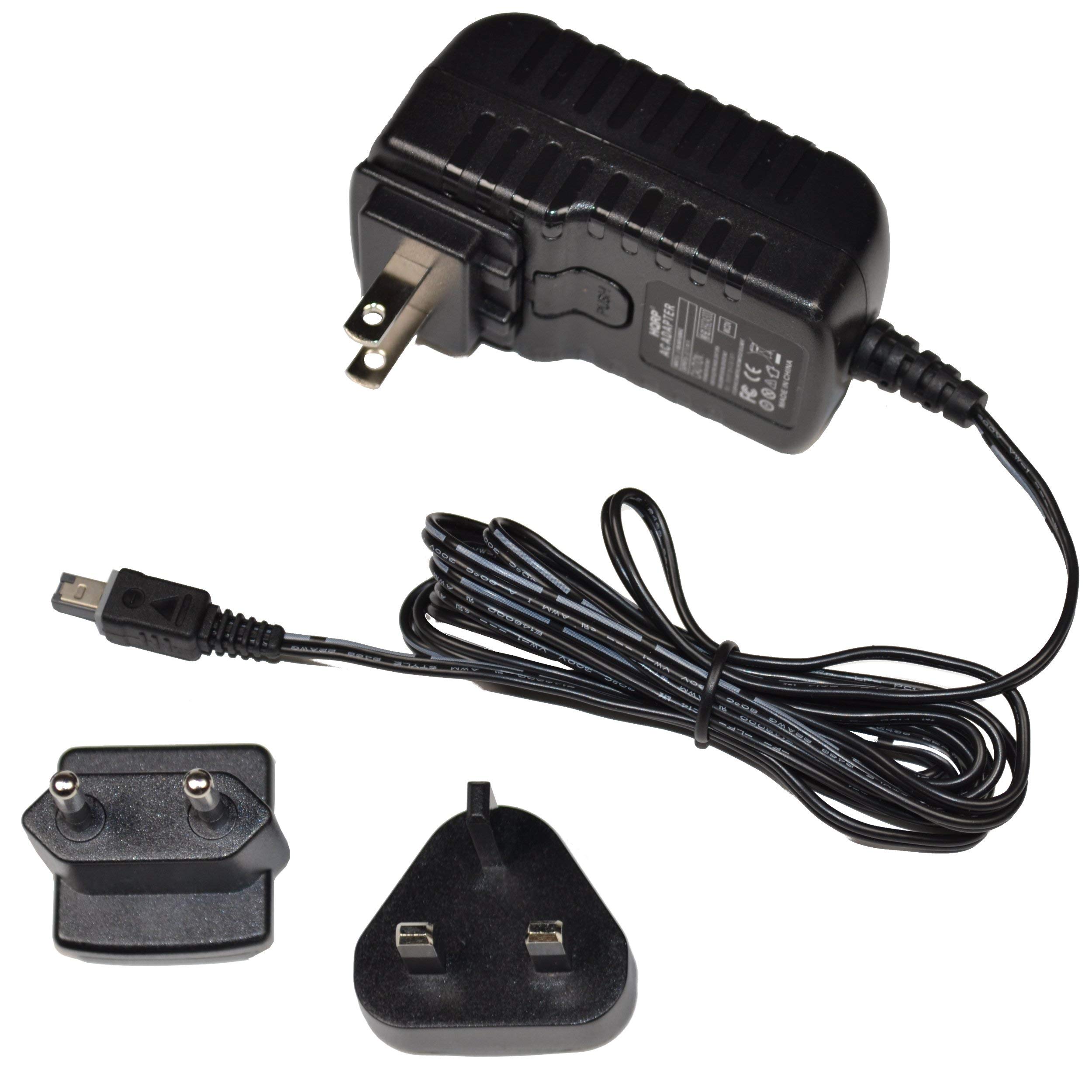 HQRP Replacement AC Adapter & Charger for JVC GZ-MG57 GZ-MG57U GZ-MG57US GZ-MG630 Camcorder - US Wall Plug & Euro Adapter Included - Perfect for Travel & Home Use