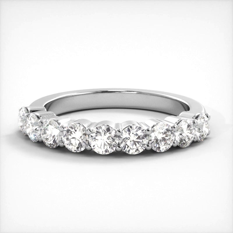 1.04 Carat Round Diamond Wedding Band for Women - Elegant & Timeless Bridal Ring for Engagement, Anniversary & Special Occasions