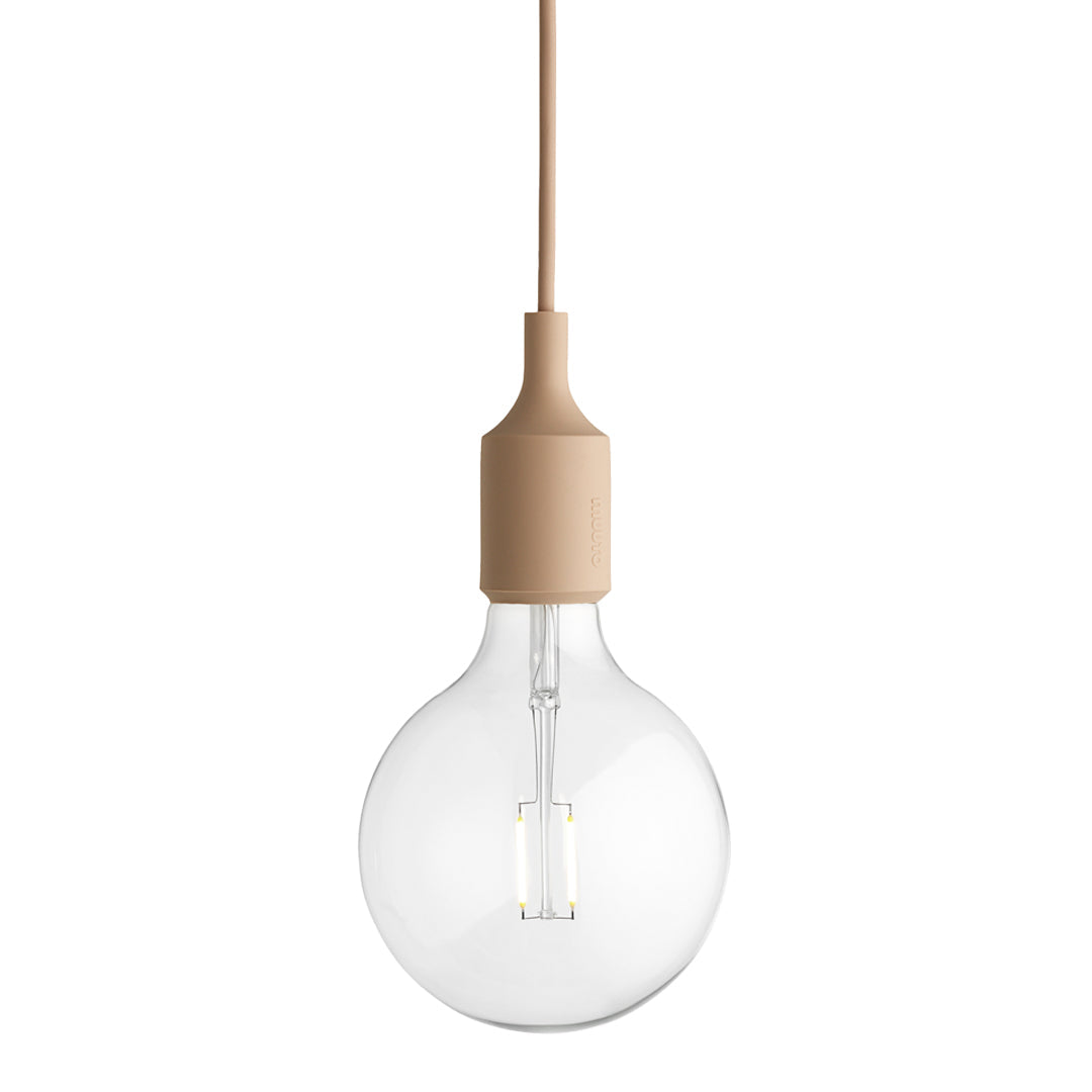 Modern E27 Pendant Light Fixture - Adjustable Hanging Lamp for Kitchen Island, Dining Room & Bedroom Lighting - Dimmable Edison Bulb Compatible