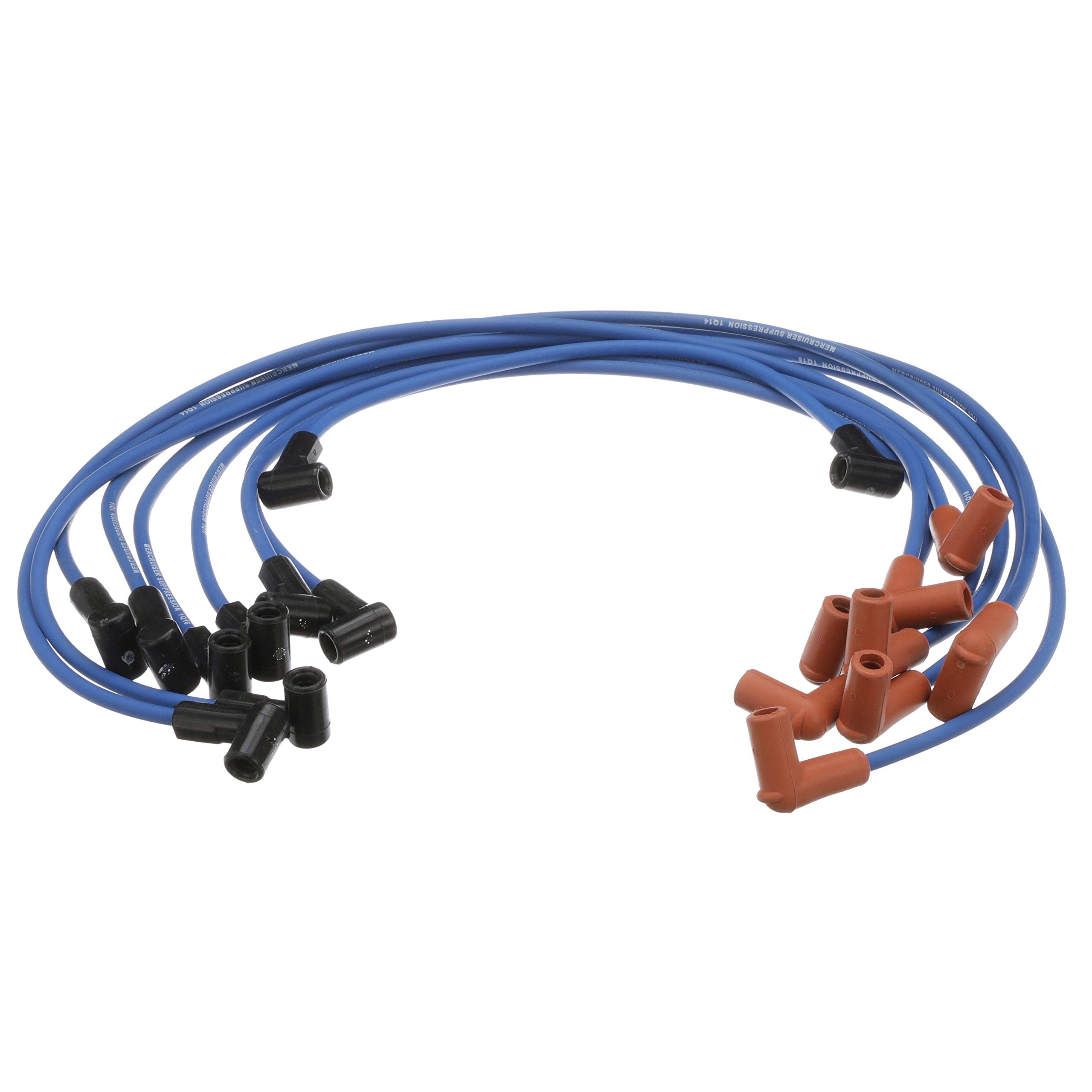 Quicksilver 847701Q26 Blue Wire Spark Plug Wire Kit - High Performance Ignition Wires for Marine & Automotive Engines - Perfect for Boats, Jet Skis, and Classic Cars