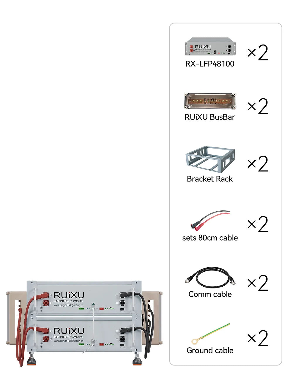 48V 10.24kWh/20.48kWh Solar Power Kit with 10kW Hybrid Inverter & 410W Solar Panels - Off-Grid Home Backup, RV & Emergency Power Supply