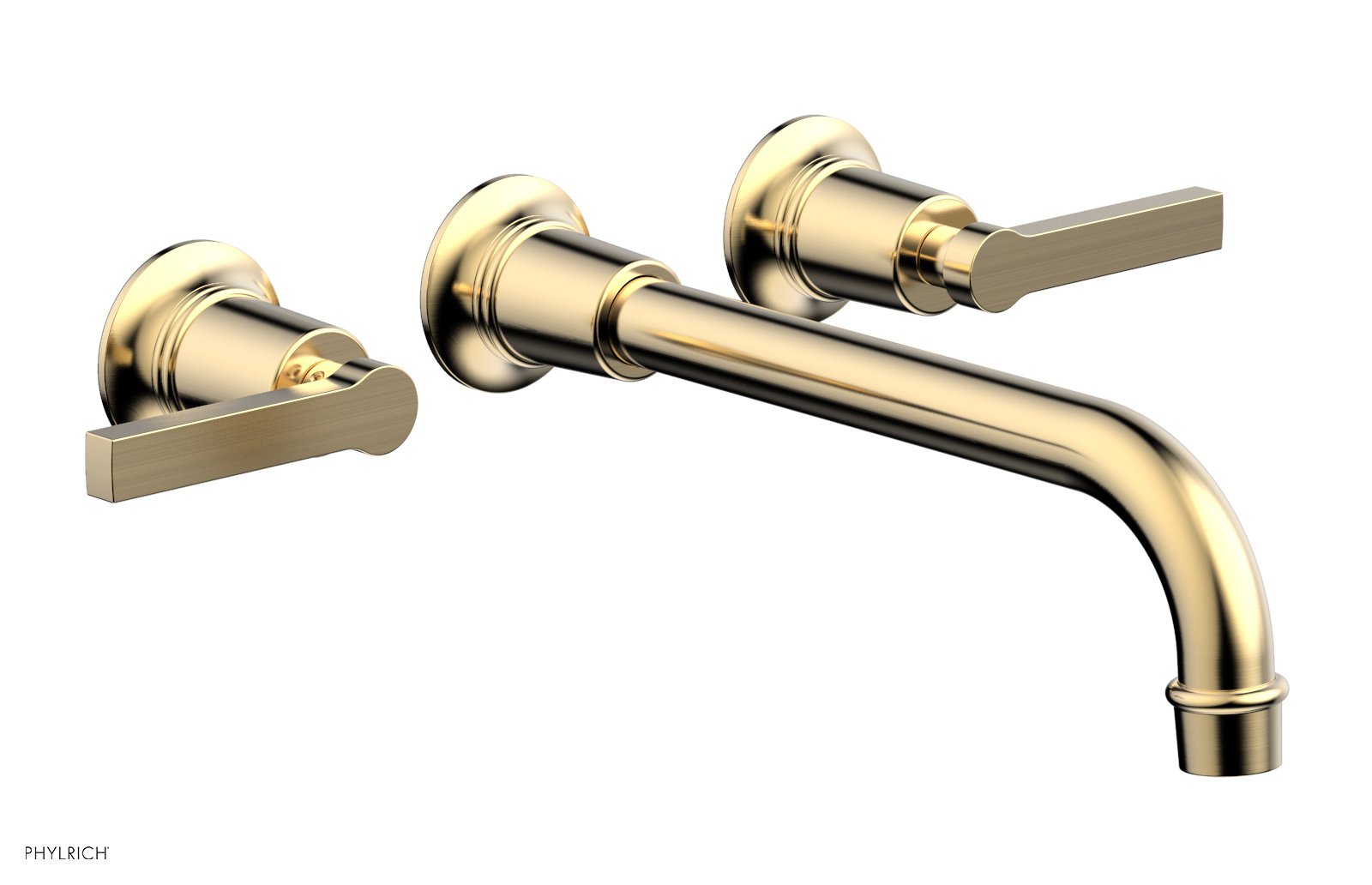 HEX MODERN Wall Mounted Lavatory Faucet Set with 10