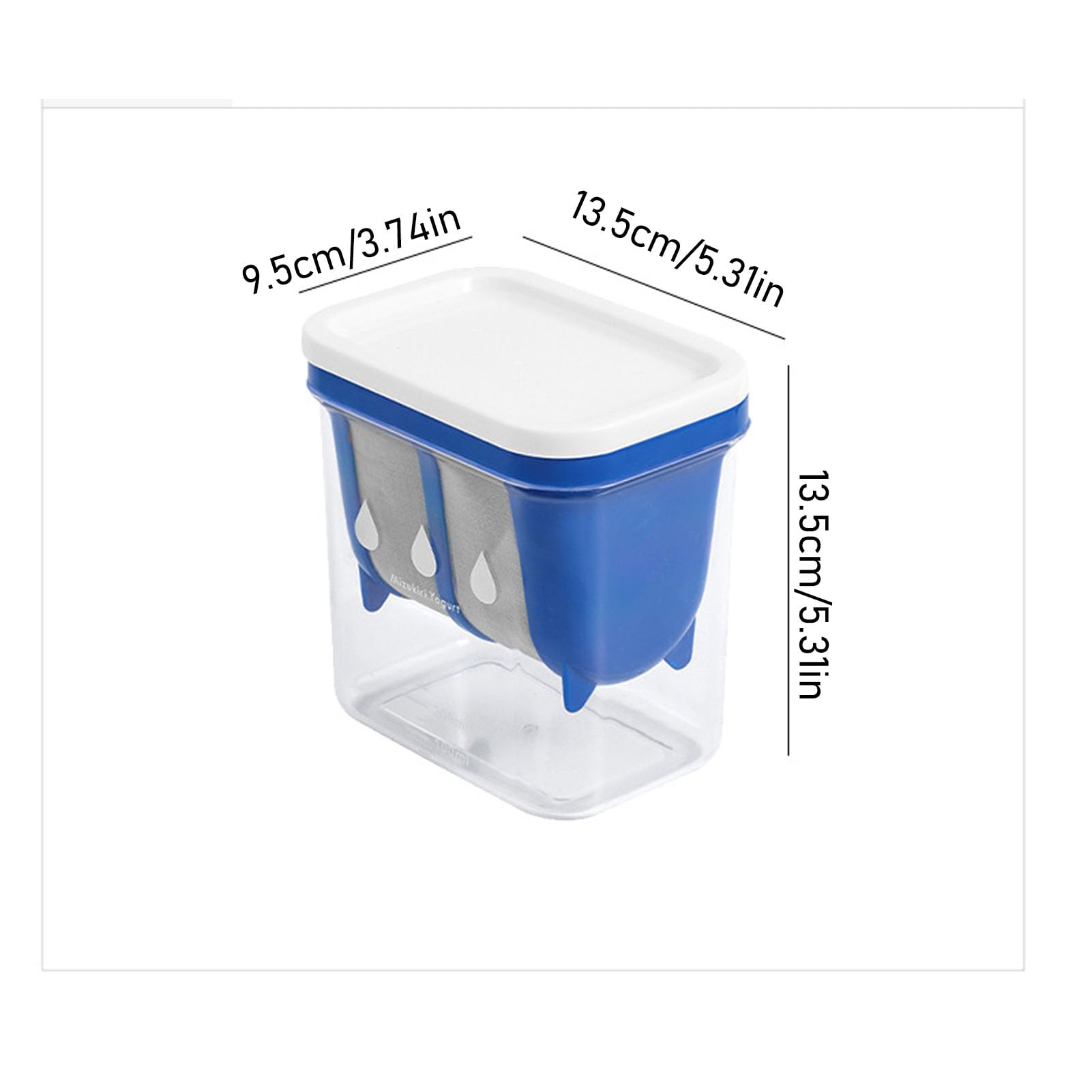 Greek Yogurt Maker with Extra Fine Stainless Steel Mesh - Reusable Yogurt Strainer & Whey Separator for Homemade Greek Yogurt - Perfect for Healthy Breakfast, Smoothies & Baking at Home