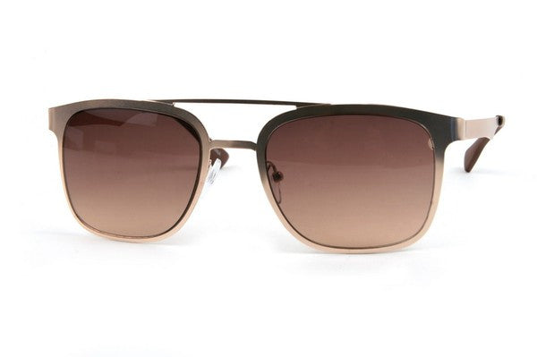 Double Bridge Square Aviator Sunglasses for Men & Women - Retro Polarized UV Protection - Perfect for Driving, Travel & Outdoor Activities
