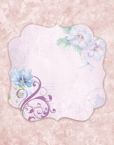 Floral Whispers Jumbo Die Cut Notepads - 6x8 Inch Large Notepad with Floral Design, Perfect for Journaling, Scrapbooking, Office Notes & Gift Giving