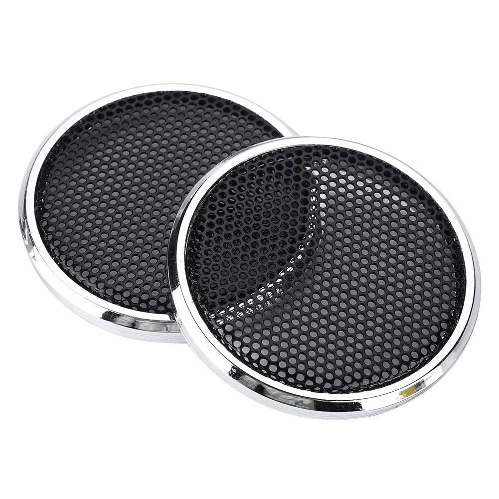 Dioche 1 Inch Speaker Grill Cover - 2 Pack Steel Mesh Protective Grills for Audio Speakers | Decorative & Durable Speaker Protection for Home Theater, Studio, and Car Audio Systems