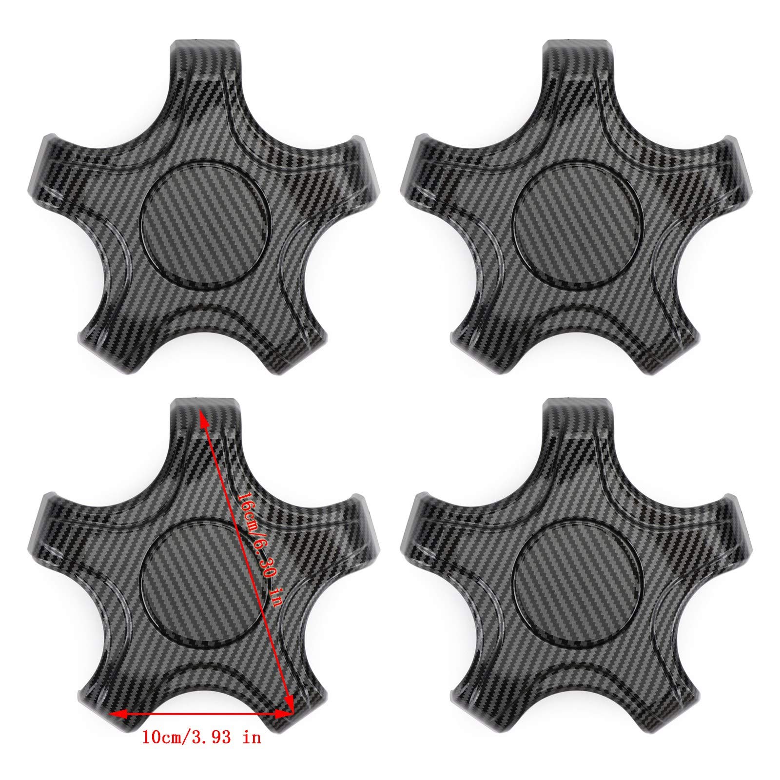 4PCS Car Wheel Center Hub Cap Cover for Tesla Model 3 & Y - Premium ABS Plastic Rim Caps - Enhance Vehicle Appearance & Protect Wheel Hub - Perfect for Daily Driving, Road Trips & Car Shows