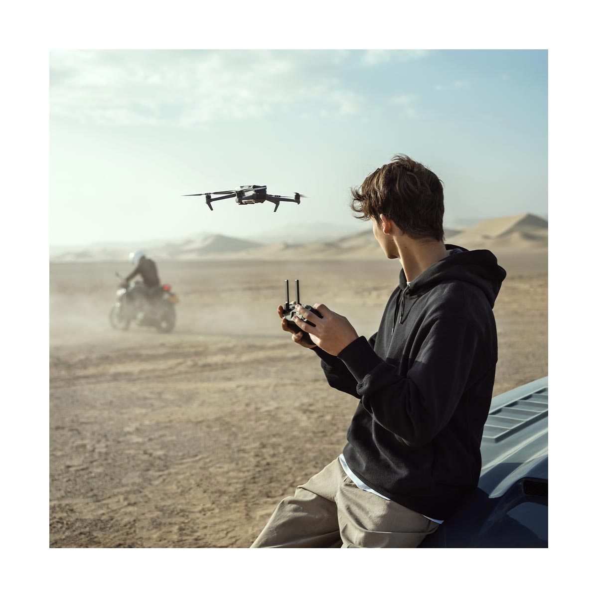 DJI Mavic 3 Cine Premium Drone with 4K Camera, 5.1K Video, Omnidirectional Obstacle Sensing - Fly More Combo with Extra Batteries & Charger | Perfect for Aerial Photography, Film Making & Travel Adventures