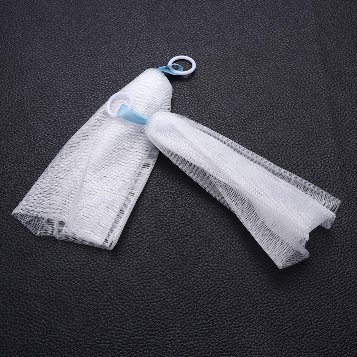 5PCS Premium Exfoliating Foaming Net for Face & Body - Effective Cleansing Soap Maker, Soft & Gentle for Daily Skincare Routine, Spa & Shower Use