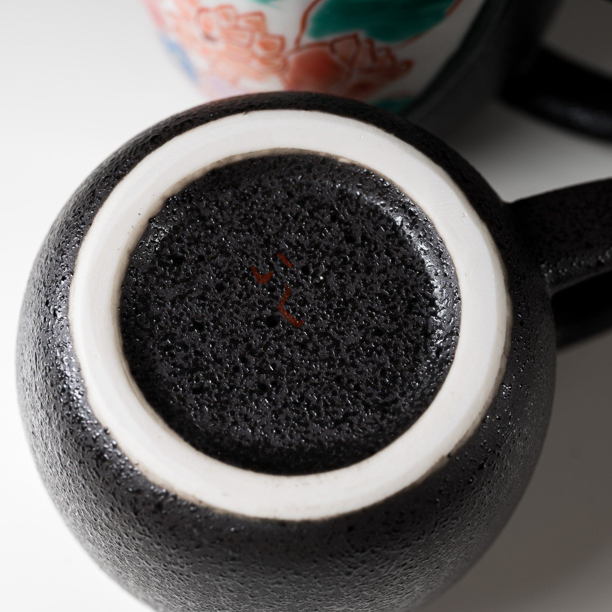 Kutani Ware Pair Mug Cup - Handcrafted Japanese Porcelain Flower Garden Design for Tea & Coffee | Perfect Gift for Couples, Home Decor, and Traditional Tea Ceremonies