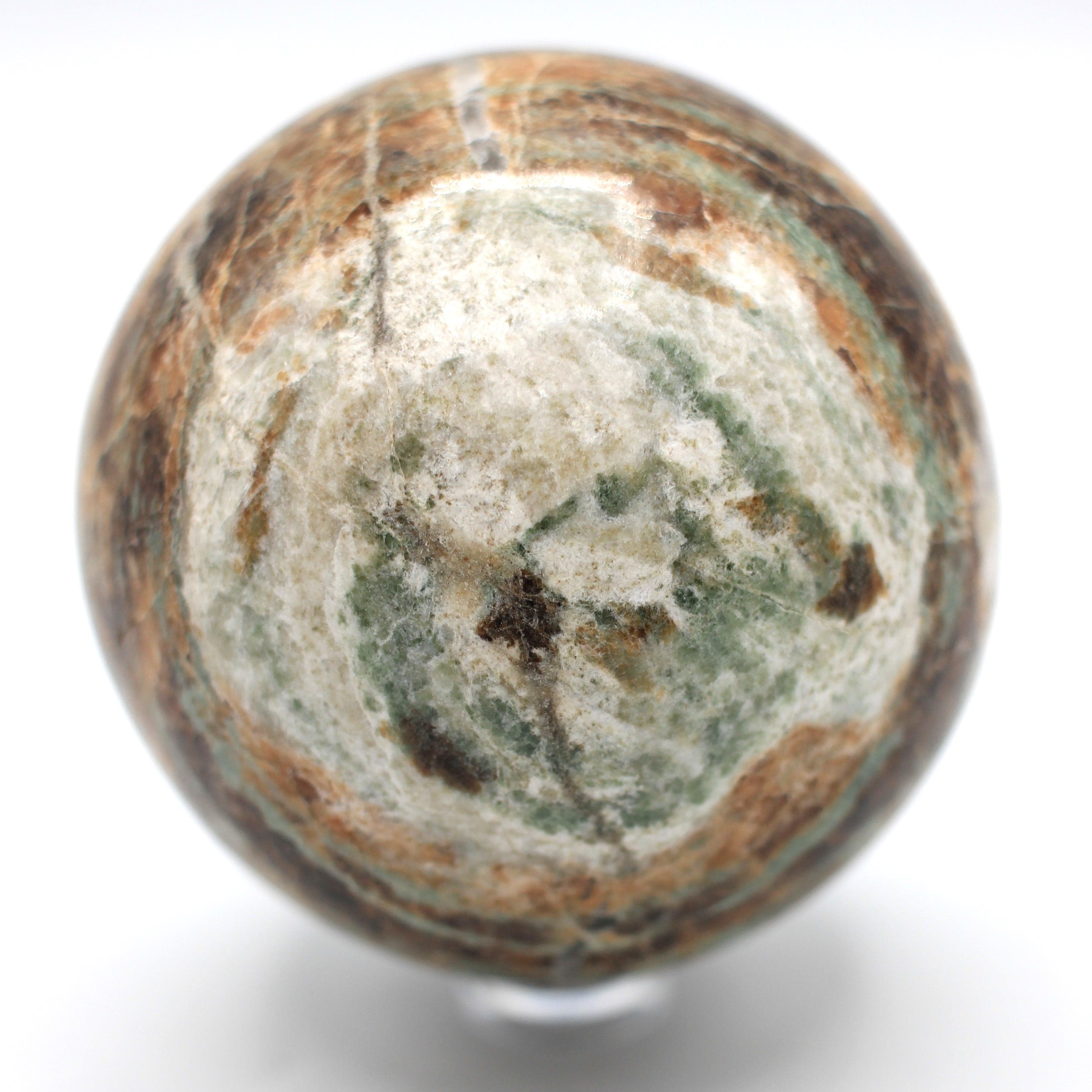 Canadian Orange Garnet 68mm Sphere - Natural Gemstone Ball for Crystal Healing, Meditation & Home Decor