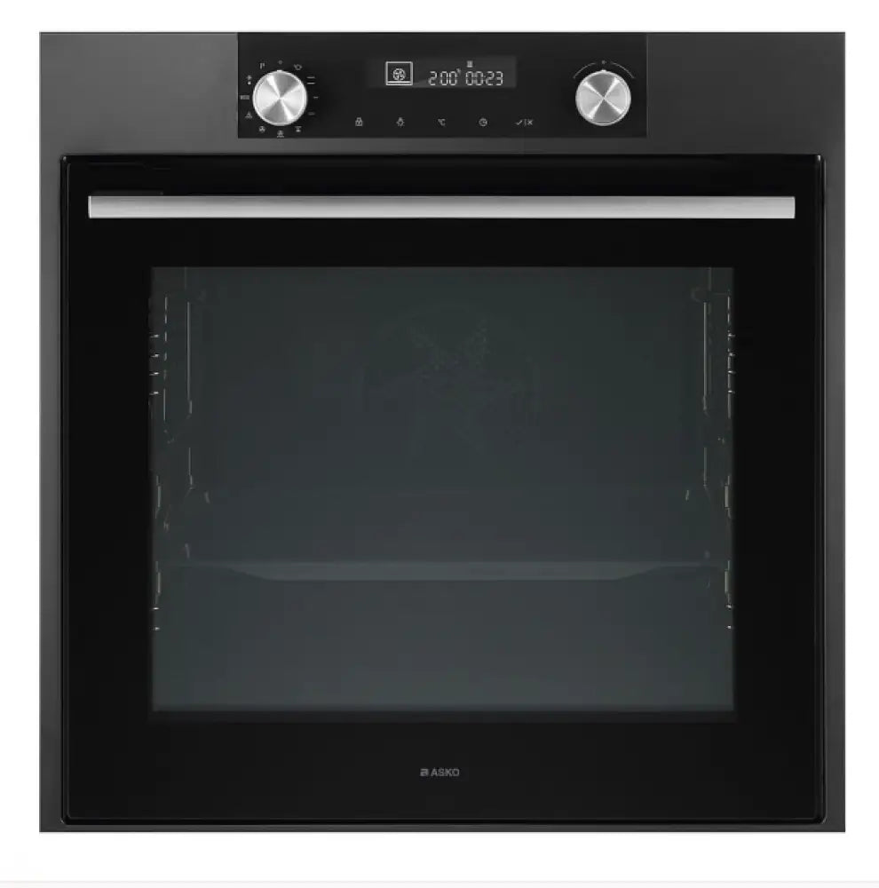 ASKO OP8637A 60cm Built-In Pyrolytic Self-Cleaning Oven - Anthracite Black - Energy Efficient European Design for Modern Kitchens | Perfect for Baking, Roasting & Family Cooking