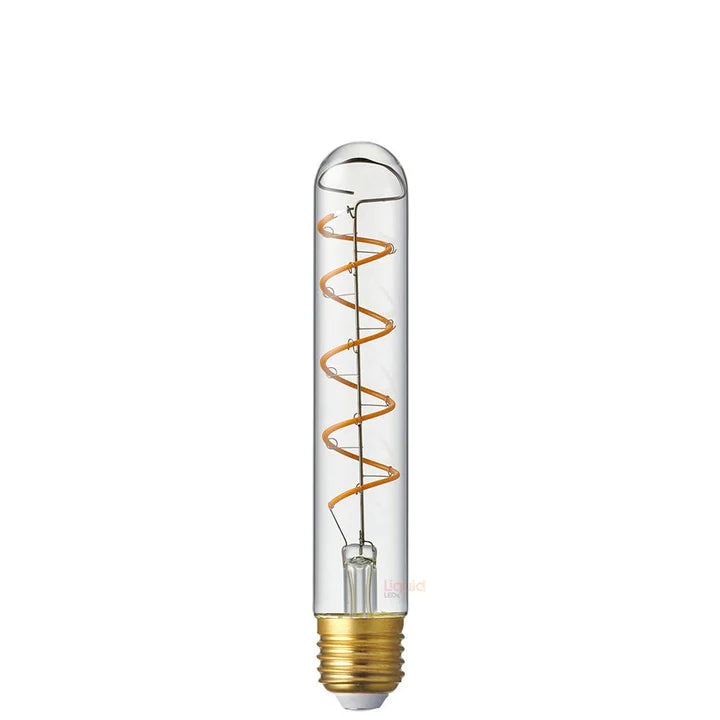 4W ES Medium Spiral LED Bulb E27 Base - Amber Warm Light - Energy Saving Vintage Edison Style - Perfect for Restaurants, Bars and Home Decoration Lighting