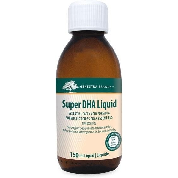 Genestra Super DHA Liquid Orange Flavor - 150ml | Premium Omega-3 Supplement for Kids & Adults | Supports Brain & Eye Health - Great for Daily Nutrition & Cognitive Development