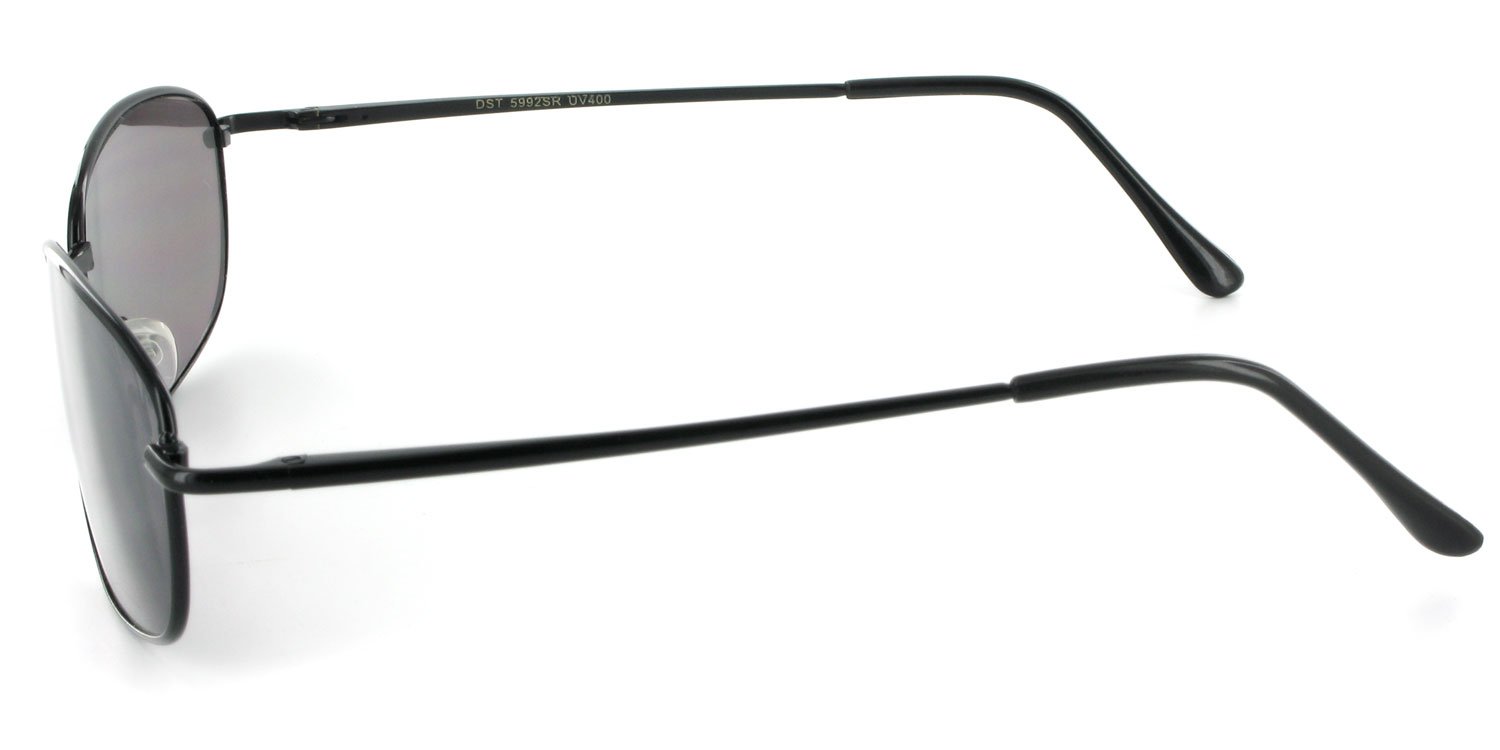 Seagulls Metal Frame Full Reading Sunglasses for Men and Women - Non-Bifocal +1.75 Magnification - Stylish Black Eyewear for Reading, Outdoor Activities & Driving