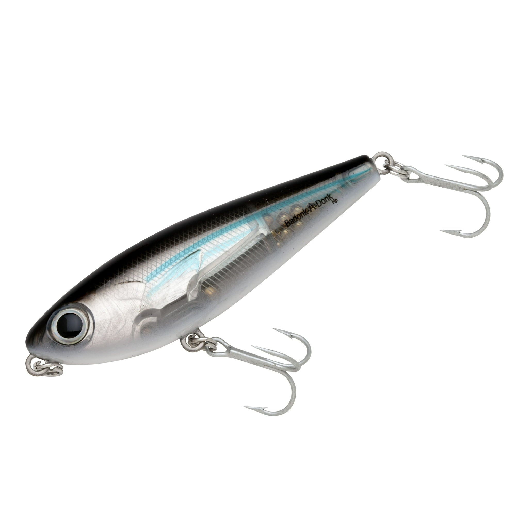BSWDTH4341 Silver Mullet Bomber Fishing Lure - 4 3/4 oz High Pitch Badonk A Donk for Bass, Trout & Walleye - Perfect for Freshwater & Saltwater Fishing
