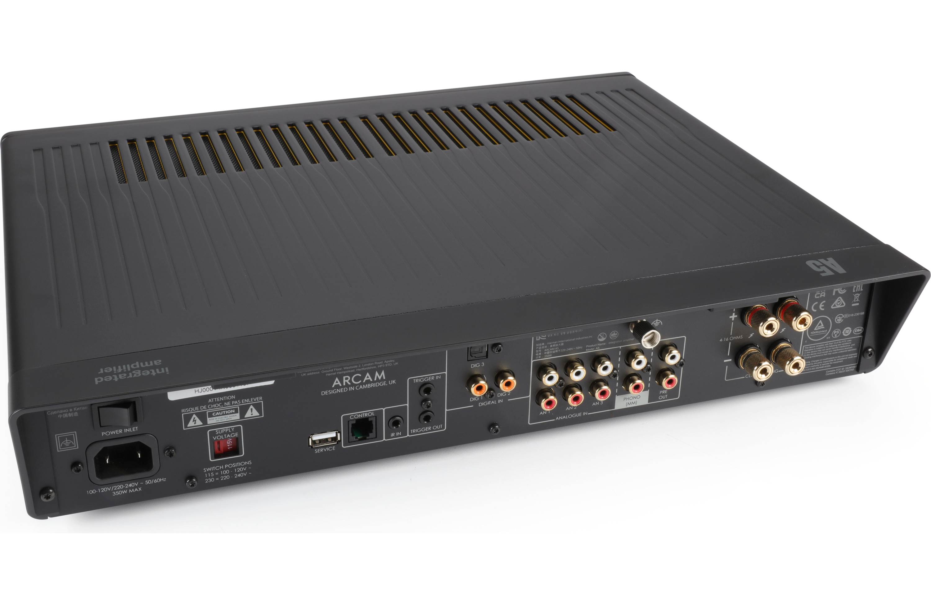 Arcam A5 Stereo Integrated Amplifier with Built-in DAC & Bluetooth - Hi-Fi Audio System for Home Theater, Music Streaming & Wireless Connectivity