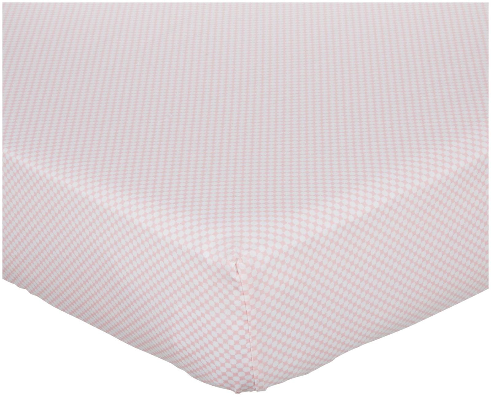 Organic Cotton Check Fitted Crib Sheet - Soft Baby Crib Mattress Cover with Elastic Edges, Breathable Nursery Bedding for Boys & Girls (Blossom Print) - Perfect for Newborns, Toddlers & Daycare Use