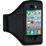 Apple iPhone 4 / iPhone 4S Armband - Adjustable Sports Running Case for Workout & Fitness - Perfect for Jogging, Gym, and Outdoor Activities