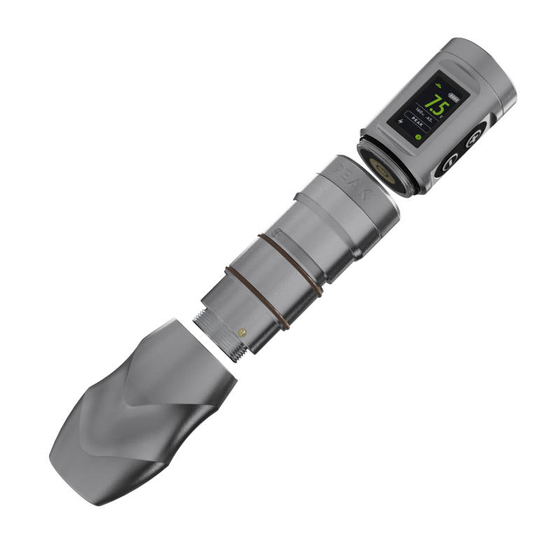 Peak Solice Matte Silver Pro V2 Pen Machine - Premium Vape Pen for Smooth & Discreet Vaping | Perfect for On-the-Go Use & Social Settings