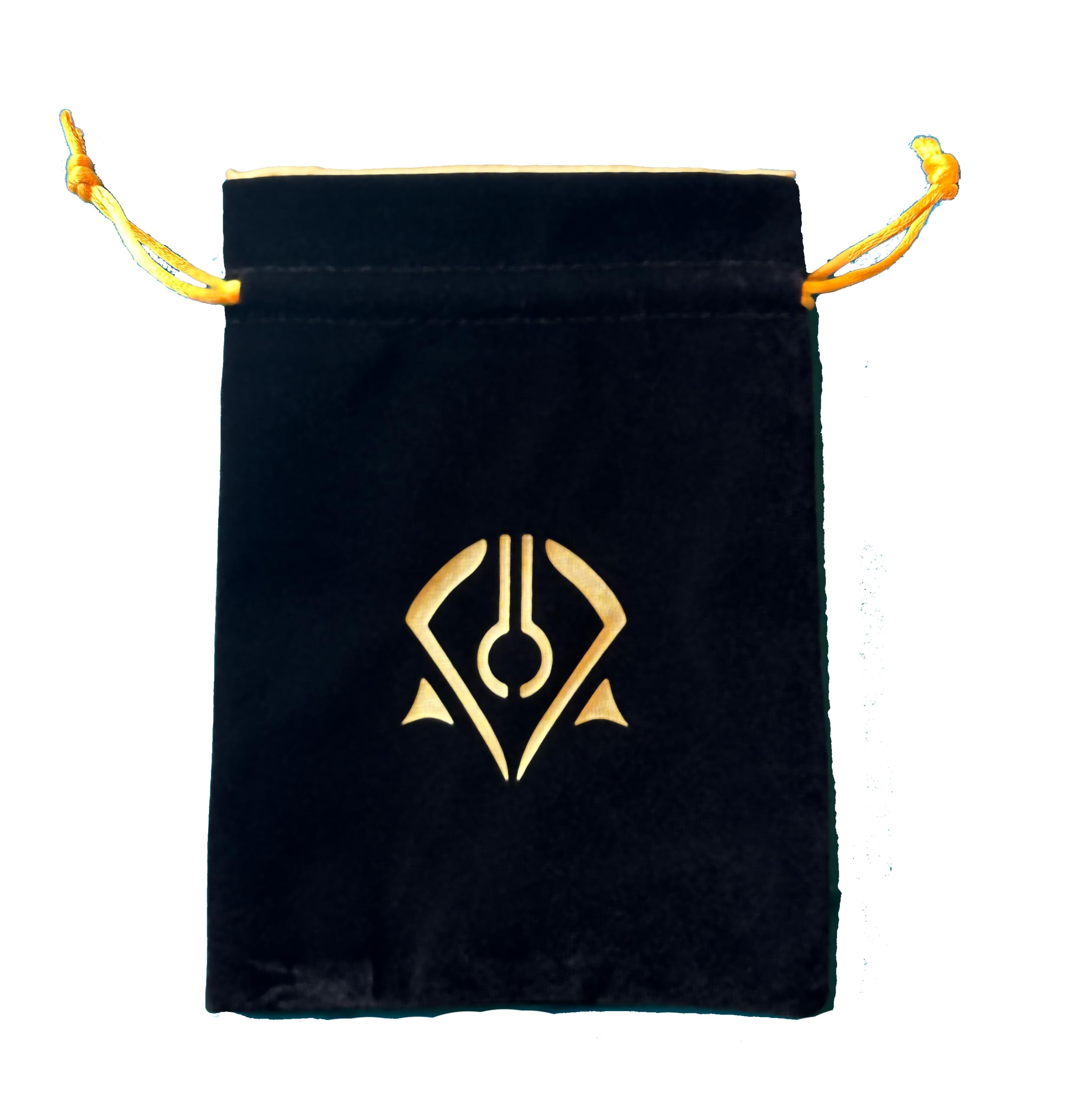 Prequel Inspired Dice Bag (Black and Gold, Pyke Syndicate) - Perfect for Dungeons & Dragons, RPG Games, and Tabletop Gaming Accessories