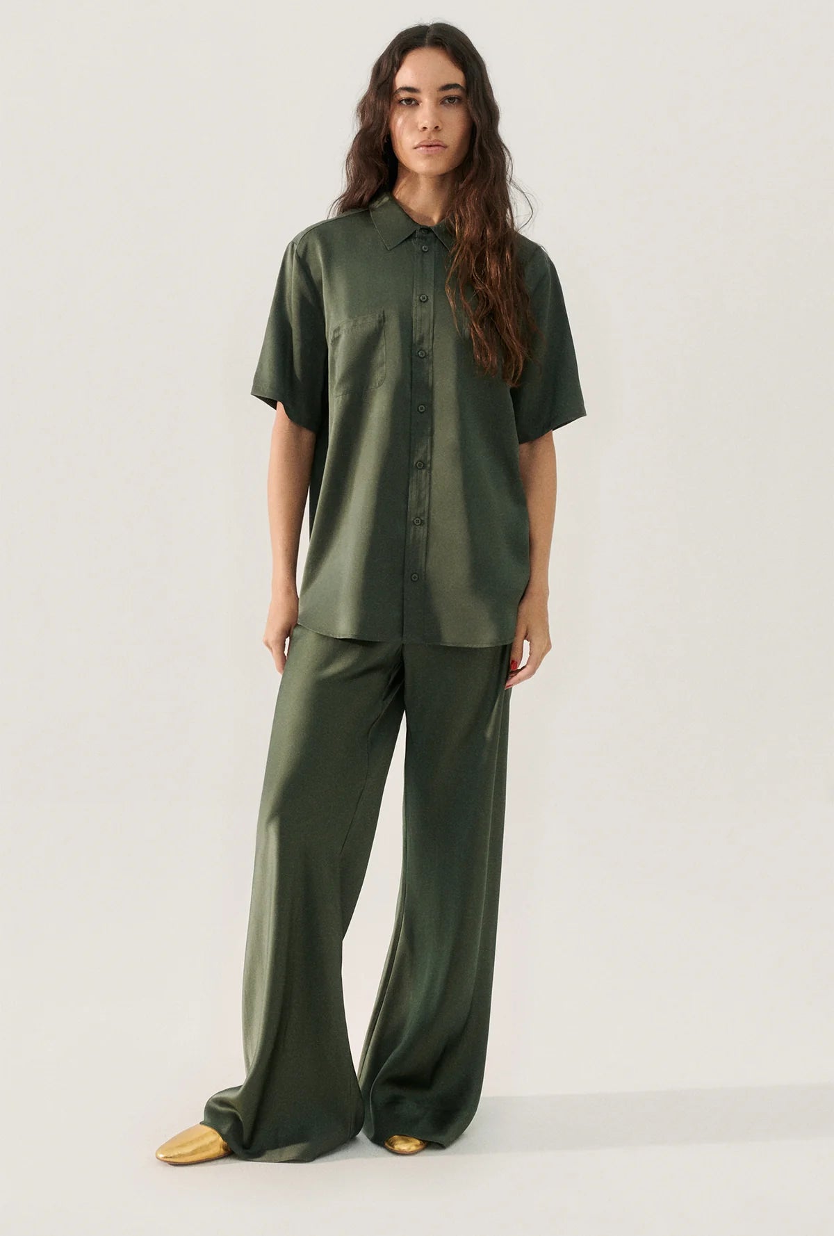 Stylish Thyme Bias Cut Pants for Women - Comfortable & Flattering High Waist Trousers - Perfect for Office, Casual Wear & Special Occasions